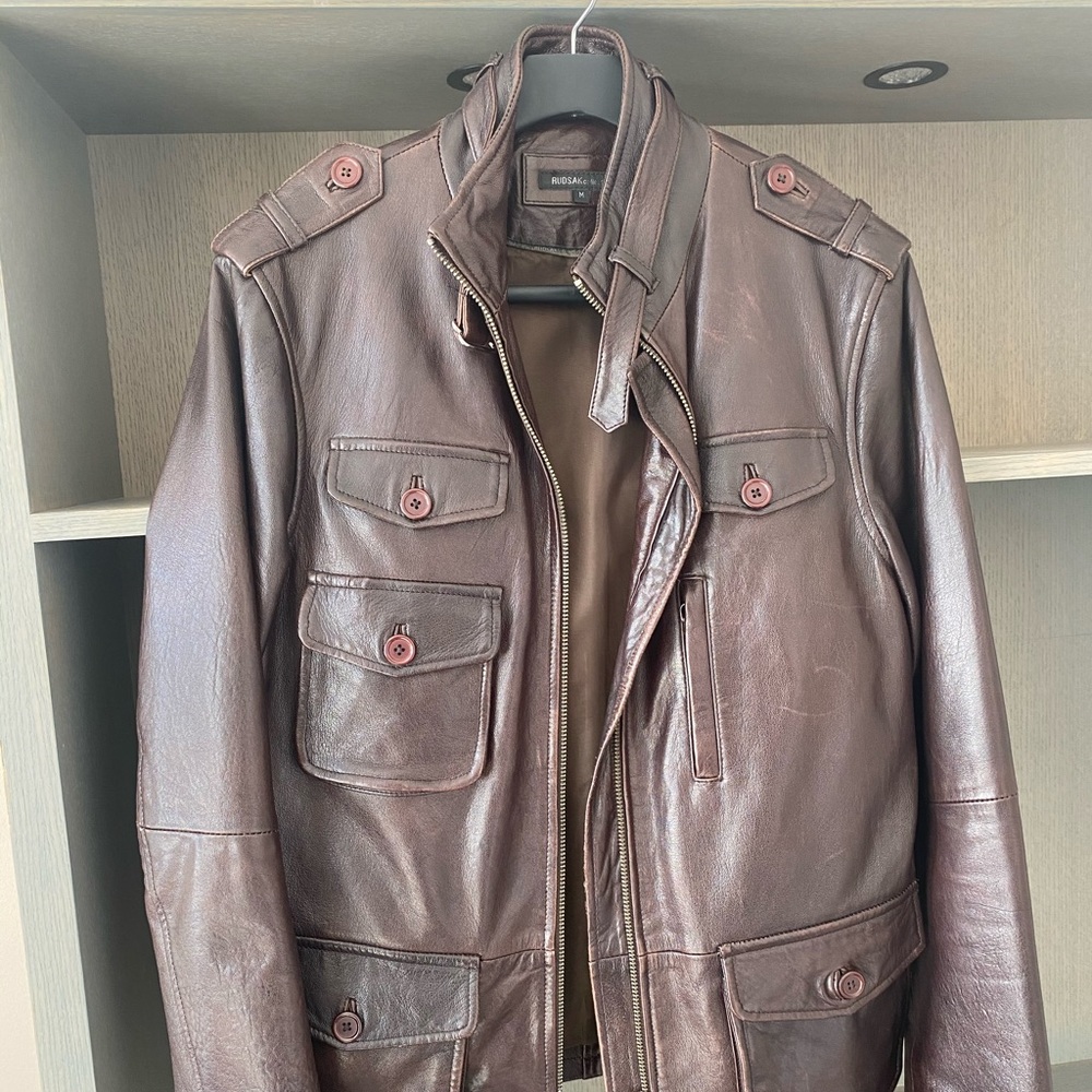 Rudsak Leather Jacket - Picture 2 of 9